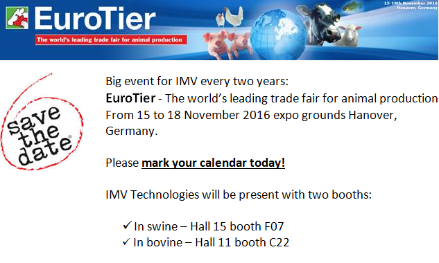 EuroTier 2016 ouvre prochainement ses portes !