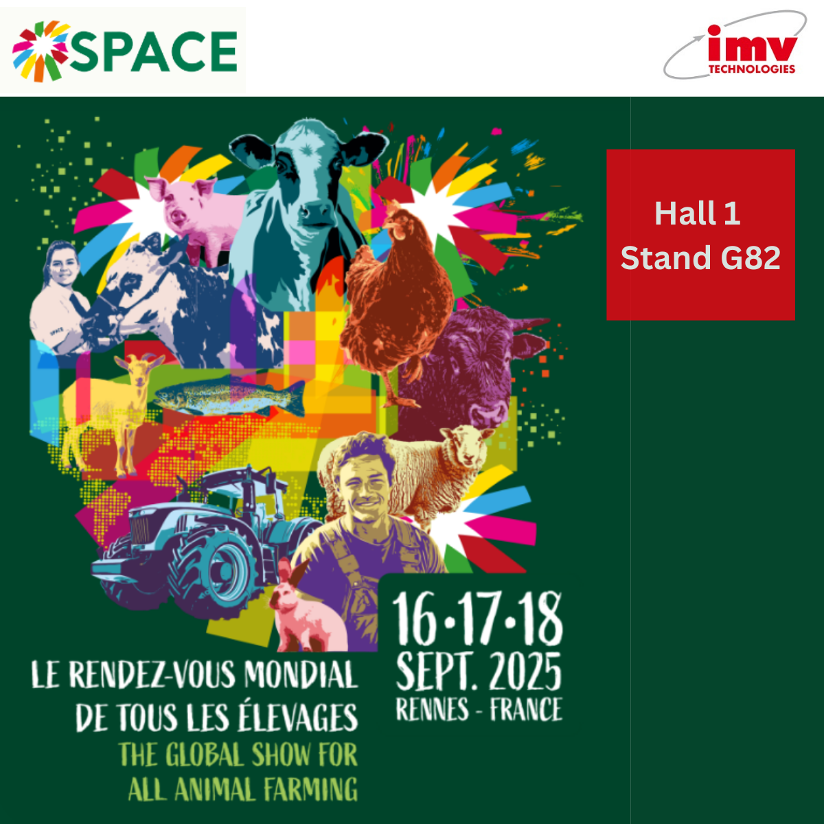 Rejoignez-nous au SPACE 2025. Rennes, France