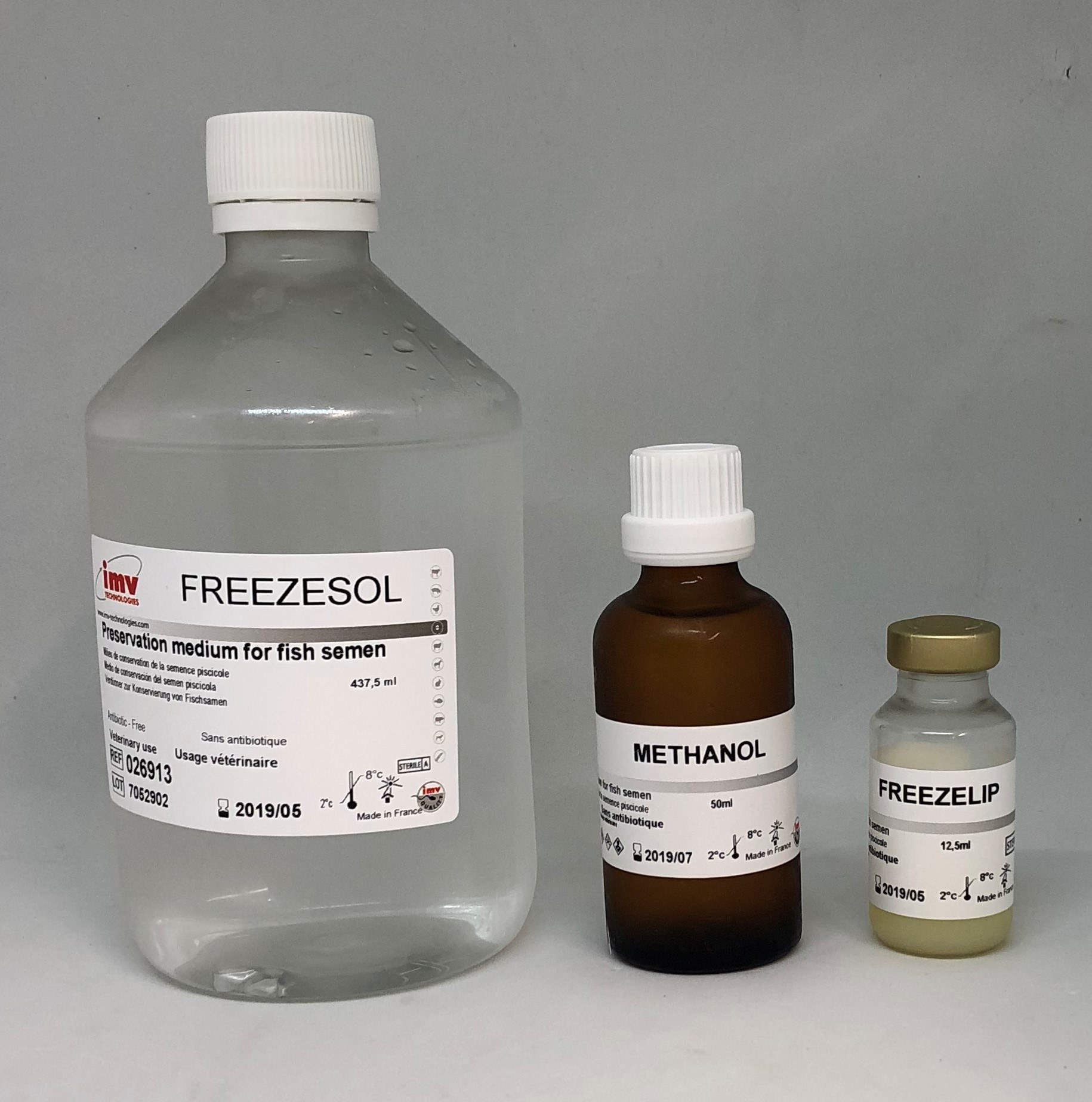 Freezefish M (methanol) - kit de 3 bouteilles
