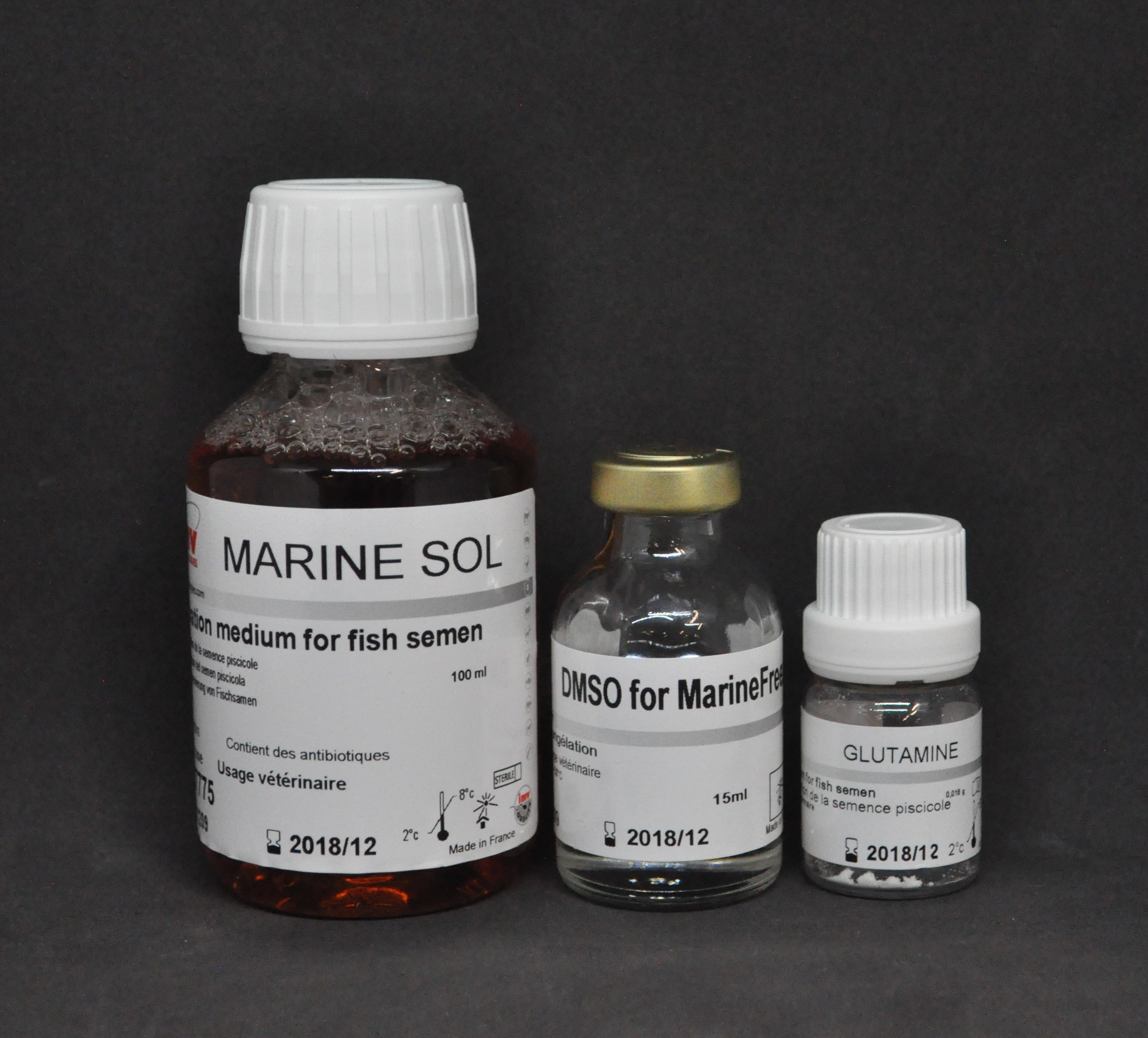 MarineFreeze - kit de 3 bouteilles